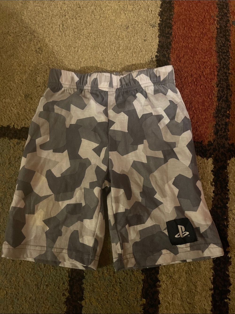 Sony Men’s Gray Camo Athletic Shorts